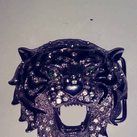 Tiger Rhinestone Belt Buckle+ Bonus ๐ - Picture 3 of 3
